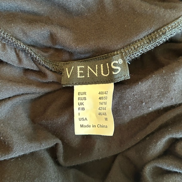 VENUS Black Cowl Neck Sleeveless Midi Dress - Picture 10 of 14